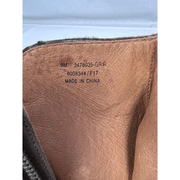 Frye Shoes Danica Peep Toe Heeled Ankle Booties Suede Leather Western Boho Chic - Picture 10 of 10